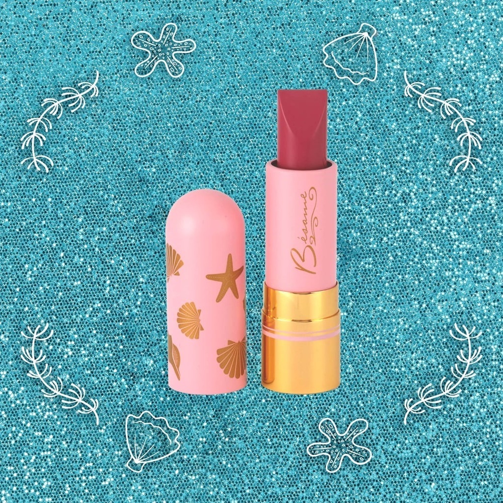 Besame Mermaid Lagoon Starfish Pink Lipstick